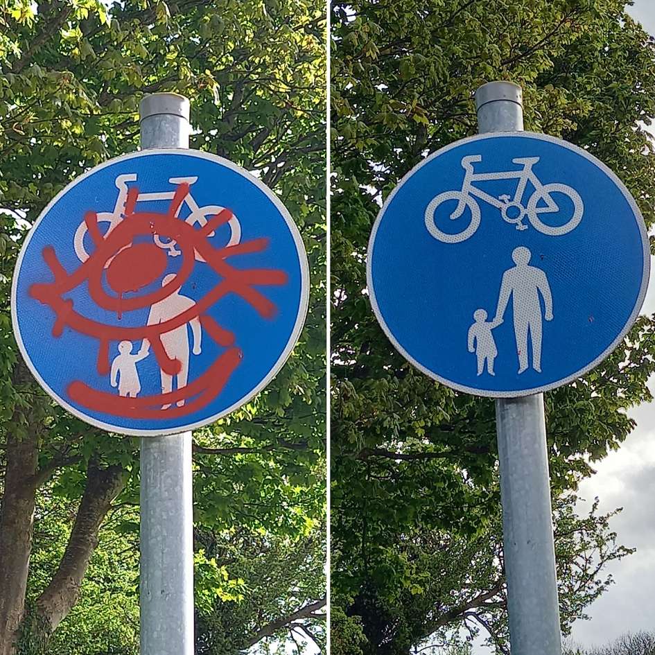 Graffiti Remover For Reflective Signs - Image 2