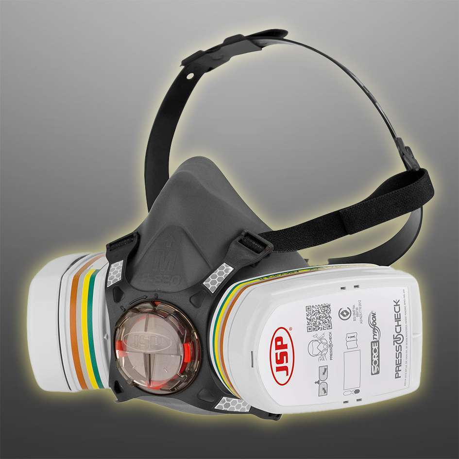 Force 8 Half-mask With PressToCheck ABEK1 P3 Filters