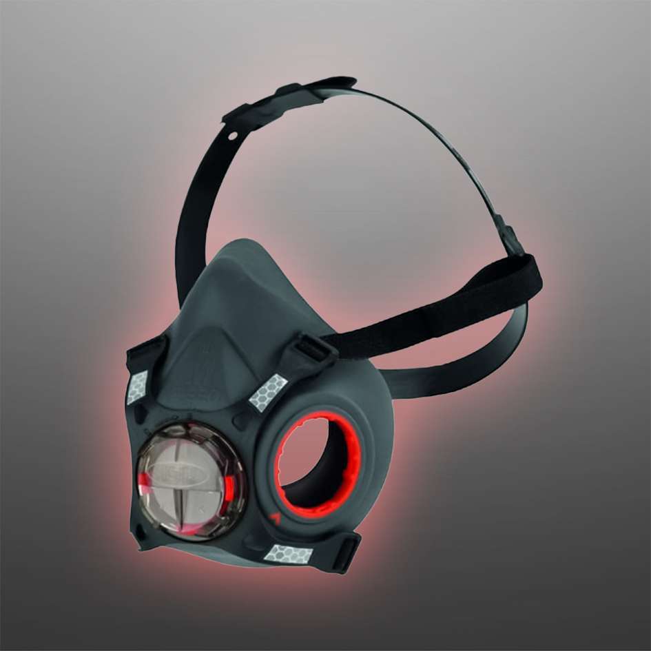 Force 8 Half-mask With PressToCheck ABEK1 P3 Filters - Image 2